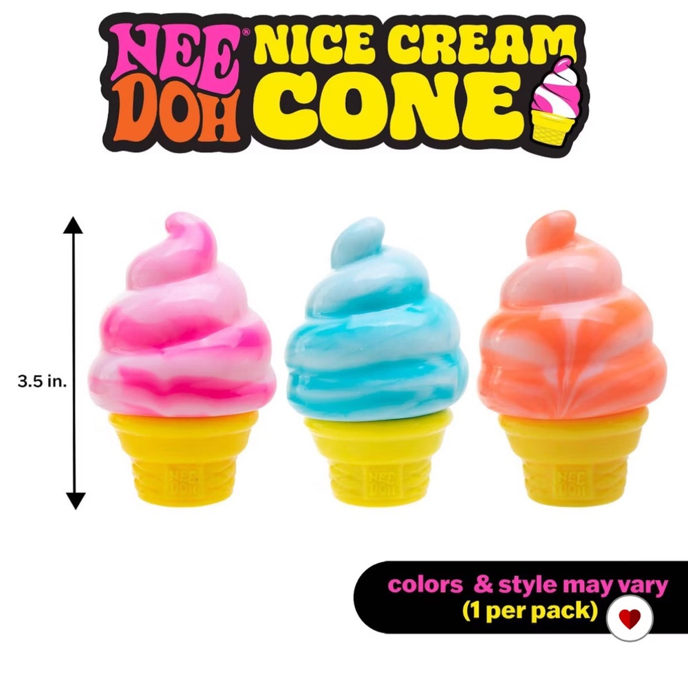 NeeDoh Nice Cream Cone BLUE - Picture 7 of 7